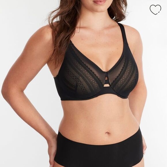 SPANX Other - SPANX Illusion Lace Minimizer Bra Black